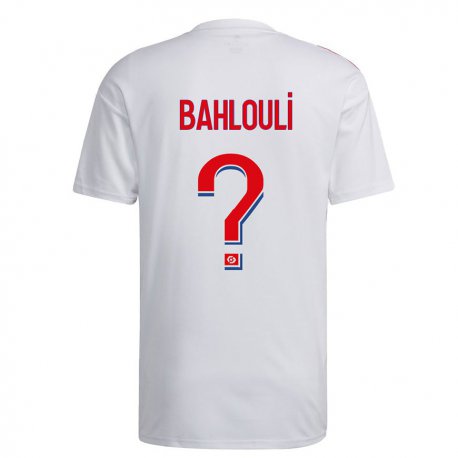 Kandiny Női Djibrail Bahlouli #0 Fehér Kék Piros Hazai Jersey 2022/23 Mez Póló Ing