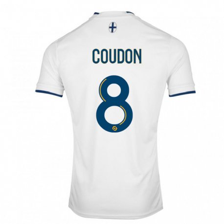 Kandiny Női Marine Coudon #8 Fehér Zafír Hazai Jersey 2022/23 Mez Póló Ing