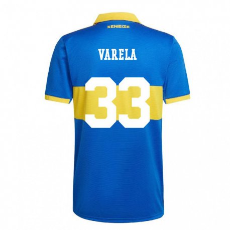 Kandiny Női Alan Varela #33 Olimpiai Sárga Hazai Jersey 2022/23 Mez Póló Ing
