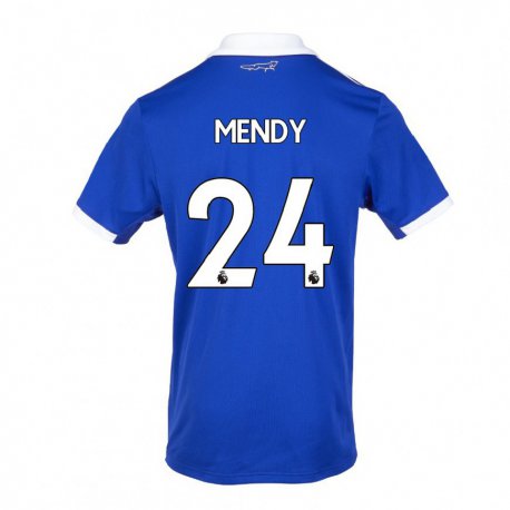 Kandiny Női Nampalys Mendy #24 Kék Fehér Hazai Jersey 2022/23 Mez Póló Ing