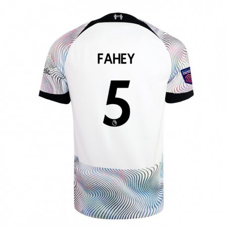 Kandiny Női Niamh Fahey #5 Fehér Színes Idegenbeli Jersey 2022/23 Mez Póló Ing
