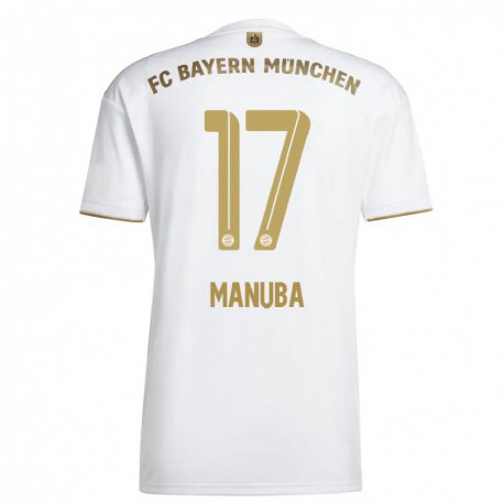 Kandiny Női Vincent Manuba #17 Fehér Aranypénz Idegenbeli Jersey 2022/23 Mez Póló Ing