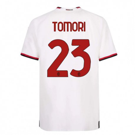Kandiny Női Fikayo Tomori #23 Fehér Piros Idegenbeli Jersey 2022/23 Mez Póló Ing