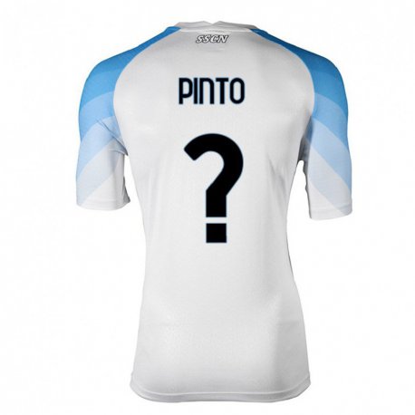 Kandiny Női Ciro Pinto #0 Fehér ég Kék Idegenbeli Jersey 2022/23 Mez Póló Ing