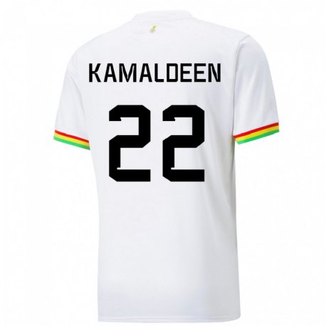 Kandiny Férfi Ghánai Kamaldeen Sulemana #22 Fehér Hazai Jersey 22-24 Mez Póló Ing