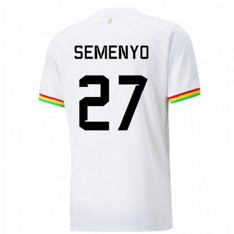Kandiny Férfi Ghánai Antoine Semenyo #27 Fehér Hazai Jersey 22-24 Mez Póló Ing