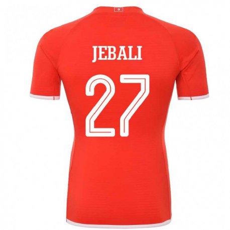 Kandiny Férfi Tunéziai Issam Jebali #27 Piros Hazai Jersey 22-24 Mez Póló Ing