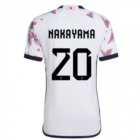 Kandiny Férfi Japán Yuta Nakayama #20 Fehér Idegenbeli Jersey 22-24 Mez Póló Ing