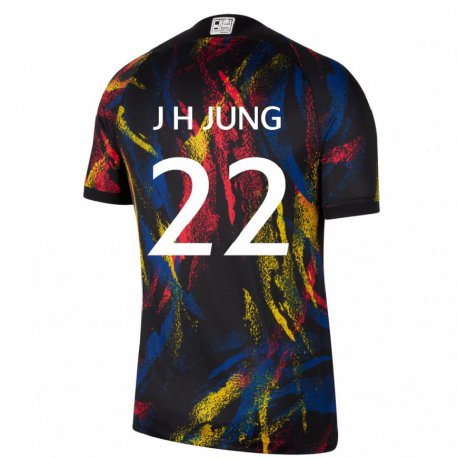 Kandiny Gyermek Dél-koreai Jung Jong Hun #22 Sokszínű Idegenbeli Jersey 22-24 Mez Póló Ing