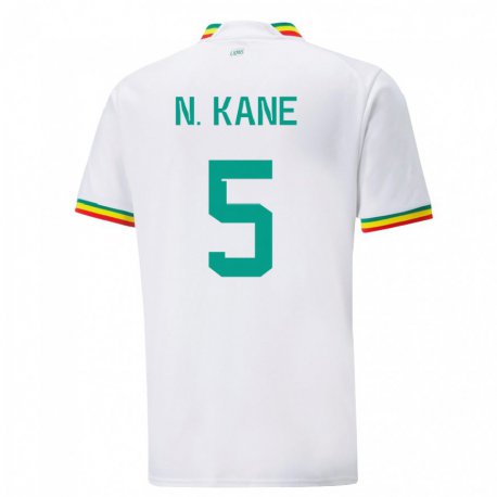 Kandiny Férfi Szenegáli Ndeye Ndiaye Kane #5 Fehér Hazai Jersey 22-24 Mez Póló Ing