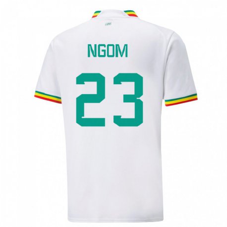 Kandiny Férfi Szenegáli Astou Ngom #23 Fehér Hazai Jersey 22-24 Mez Póló Ing