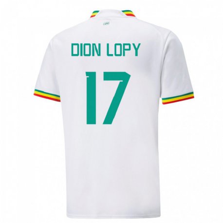Kandiny Férfi Szenegáli Dion Lopy #17 Fehér Hazai Jersey 22-24 Mez Póló Ing