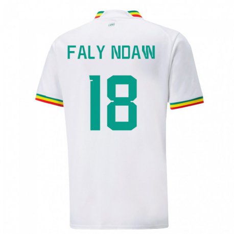 Kandiny Férfi Szenegáli Faly Ndaw #18 Fehér Hazai Jersey 22-24 Mez Póló Ing