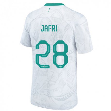 Kandiny Férfi Szaúd-arábiai Farah Jafri #28 Fehér Hazai Jersey 22-24 Mez Póló Ing