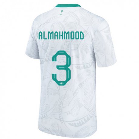 Kandiny Férfi Szaúd-arábiai Mohammed Almahmood #3 Fehér Hazai Jersey 22-24 Mez Póló Ing