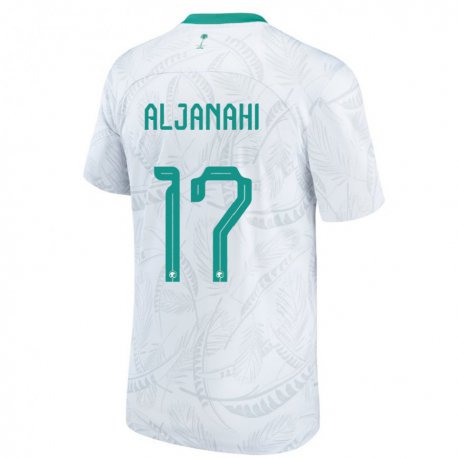Kandiny Férfi Szaúd-arábiai Nawaf Aljanahi #17 Fehér Hazai Jersey 22-24 Mez Póló Ing