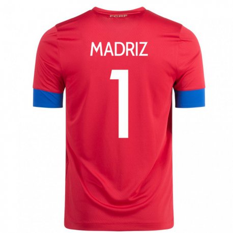 Kandiny Férfi Costa Rica Abraham Madriz #1 Piros Hazai Jersey 22-24 Mez Póló Ing