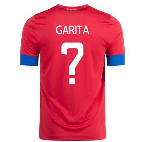 Kandiny Férfi Costa Rica Emmanuel Garita #0 Piros Hazai Jersey 22-24 Mez Póló Ing