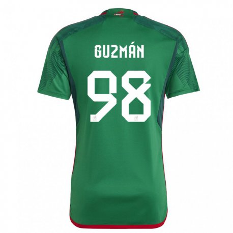 Kandiny Férfi Mexikói Kinberly Guzman #98 Zöld Hazai Jersey 22-24 Mez Póló Ing