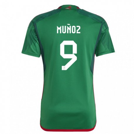 Kandiny Férfi Mexikói Santiago Munoz #9 Zöld Hazai Jersey 22-24 Mez Póló Ing