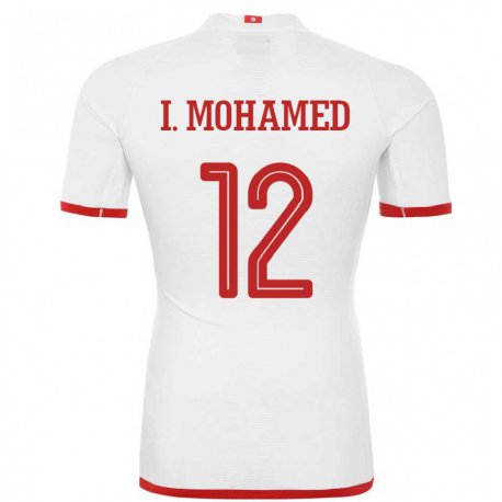 Kandiny Férfi Tunéziai Ibtissem Ben Mohamed #12 Fehér Idegenbeli Jersey 22-24 Mez Póló Ing