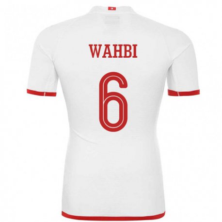 Kandiny Férfi Tunéziai Gaith Wahbi #6 Fehér Idegenbeli Jersey 22-24 Mez Póló Ing