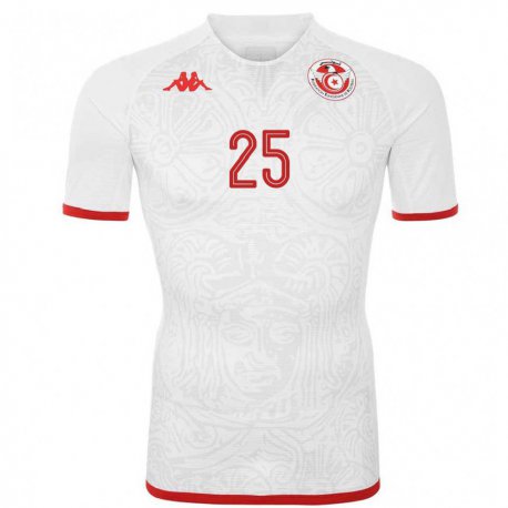 Kandiny Férfi Tunéziai Heni Ben Salah #25 Fehér Idegenbeli Jersey 22-24 Mez Póló Ing