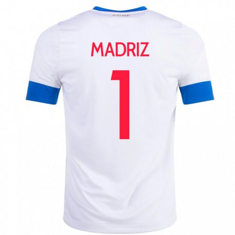 Kandiny Férfi Costa Rica Abraham Madriz #1 Fehér Idegenbeli Jersey 22-24 Mez Póló Ing