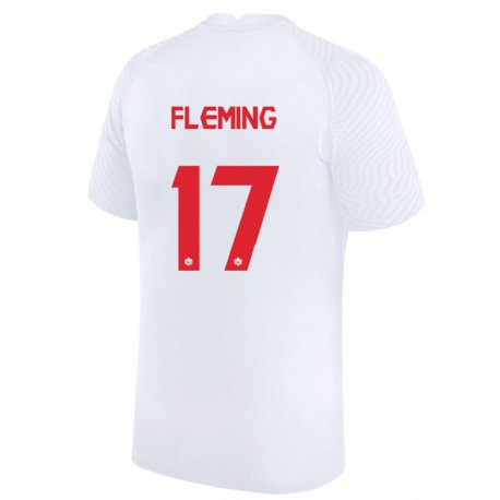 Kandiny Férfi Kanadai Jessie Fleming #17 Fehér Idegenbeli Jersey 22-24 Mez Póló Ing