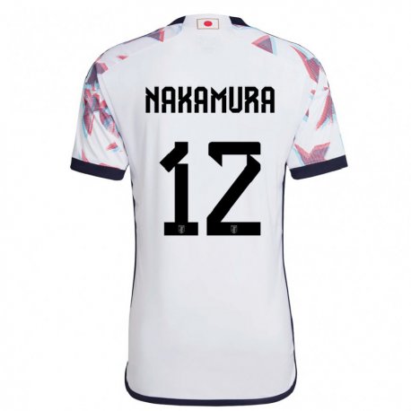 Kandiny Férfi Japán Keisuke Nakamura #12 Fehér Idegenbeli Jersey 22-24 Mez Póló Ing
