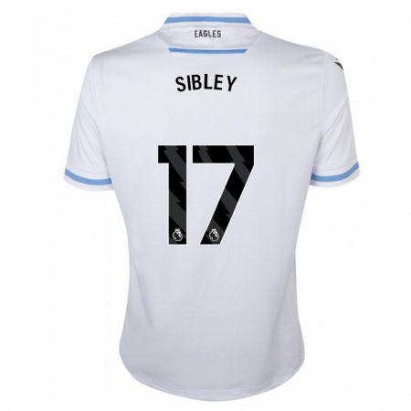Kandiny Gyermek Isabella Sibley #17 Fehér Idegenbeli Jersey 2023/24 Mez Póló Ing
