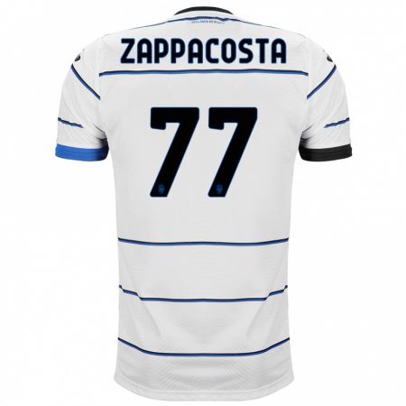 Kandiny Gyermek Davide Zappacosta #77 Fehér Idegenbeli Jersey 2023/24 Mez Póló Ing