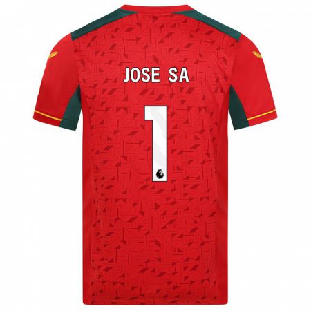 Kandiny Férfi José Sá #1 Piros Idegenbeli Jersey 2023/24 Mez Póló Ing