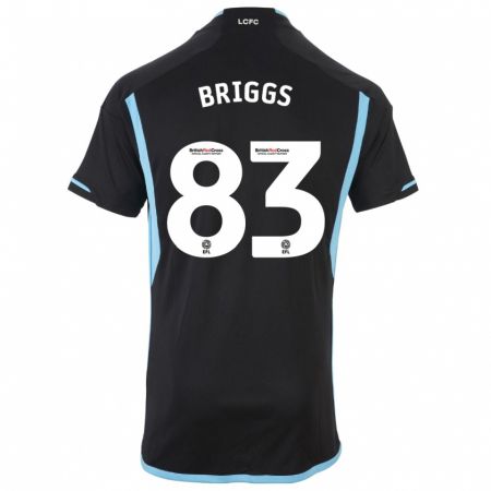 Kandiny Férfi Logan Briggs #83 Fekete Idegenbeli Jersey 2023/24 Mez Póló Ing