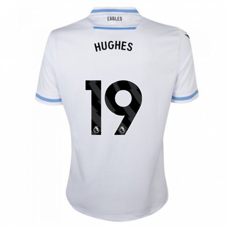 Kandiny Férfi Will Hughes #19 Fehér Idegenbeli Jersey 2023/24 Mez Póló Ing