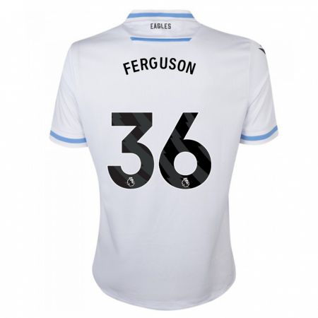 Kandiny Férfi Nathan Ferguson #36 Fehér Idegenbeli Jersey 2023/24 Mez Póló Ing