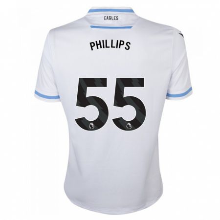 Kandiny Férfi Killian Phillips #55 Fehér Idegenbeli Jersey 2023/24 Mez Póló Ing