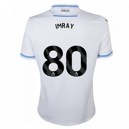 Kandiny Férfi Danny Imray #80 Fehér Idegenbeli Jersey 2023/24 Mez Póló Ing