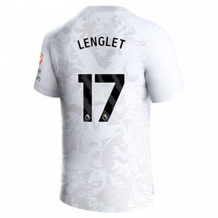 Kandiny Férfi Clément Lenglet #17 Fehér Idegenbeli Jersey 2023/24 Mez Póló Ing