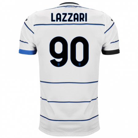 Kandiny Férfi Ilaria Lazzari #90 Fehér Idegenbeli Jersey 2023/24 Mez Póló Ing
