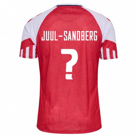 Kandiny Férfi Dán Nikolaj Juul-Sandberg #0 Piros Hazai Jersey 24-26 Mez Póló Ing