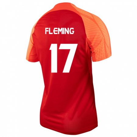 Kandiny Férfi Kanadai Jessie Fleming #17 Narancs Hazai Jersey 24-26 Mez Póló Ing
