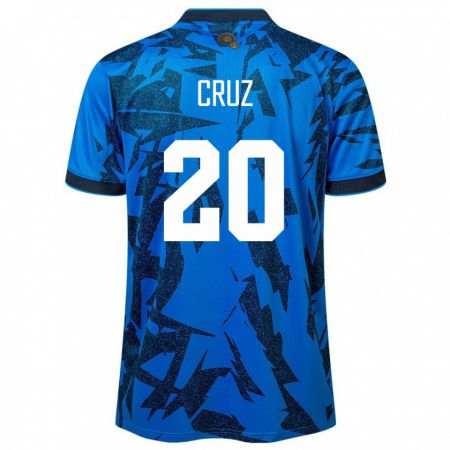 Kandiny Férfi Salvador Jorge Cruz #20 Kék Hazai Jersey 24-26 Mez Póló Ing