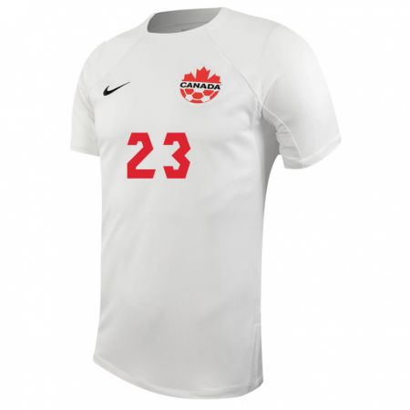 Kandiny Férfi Kanadai Liam Millar #23 Fehér Idegenbeli Jersey 24-26 Mez Póló Ing