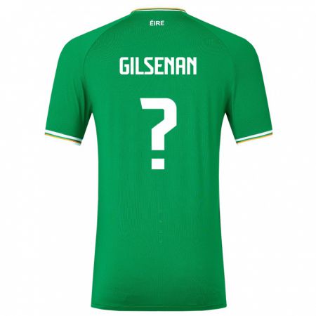 Kandiny Női Ír-Sziget Zak Gilsenan #0 Zöld Hazai Jersey 24-26 Mez Póló Ing