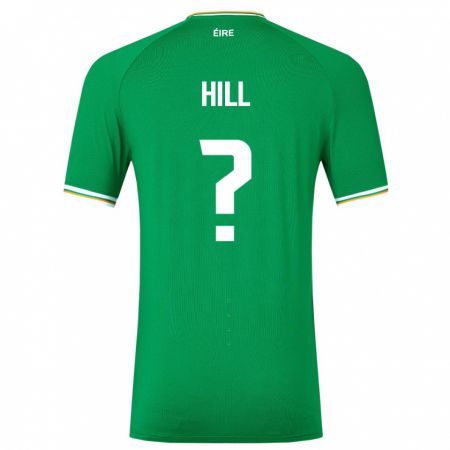 Kandiny Női Ír-Sziget Tom Hill #0 Zöld Hazai Jersey 24-26 Mez Póló Ing
