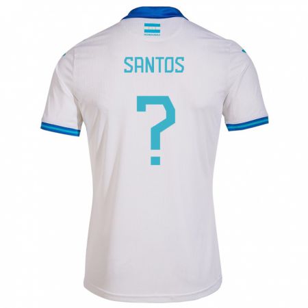 Kandiny Női Honduras Denessis Santos #0 Fehér Hazai Jersey 24-26 Mez Póló Ing