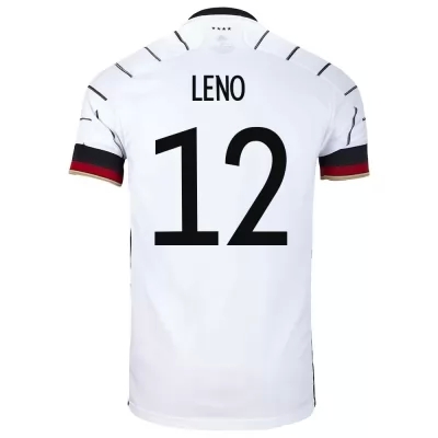 Női Német labdarúgó-válogatott Bernd Leno #12 Hazai Fehér 2021 Mez Póló Ing