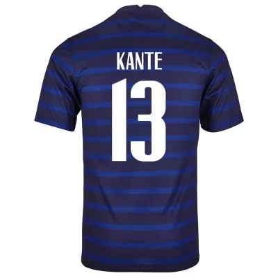 Női Francia labdarúgó-válogatott N'Golo Kante #13 Hazai Sötétkék 2021 Mez Póló Ing
