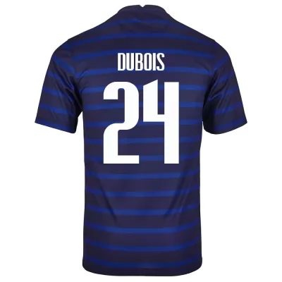 Női Francia labdarúgó-válogatott Leo Dubois #24 Hazai Sötétkék 2021 Mez Póló Ing
